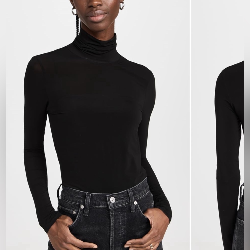 Citizens of Humanity Francesca Mesh Turtleneck size XS